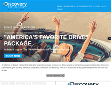 Tablet Screenshot of discoverydestinations.com